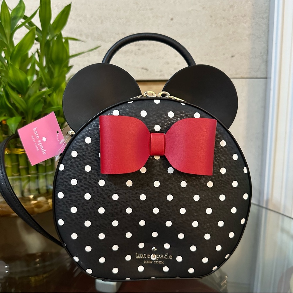 💝 Pretty KateSpade Disney Minnie Mouse 3D crossbody K4641